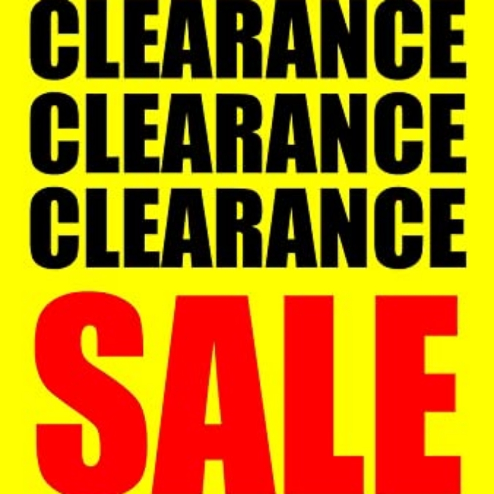 Clearance / Sale
